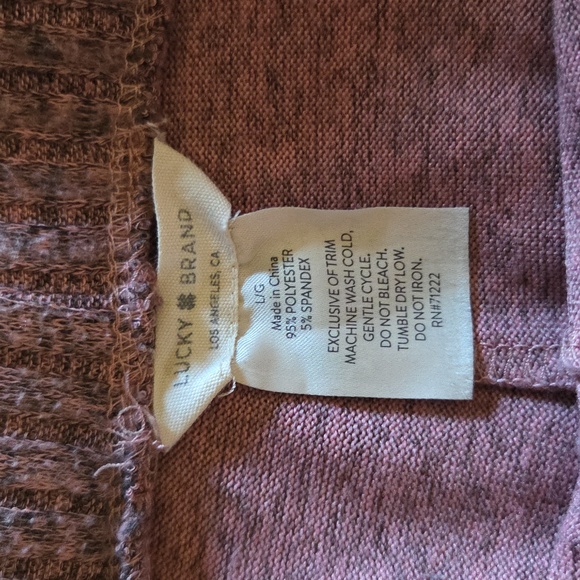 Lucky Brand Heathered Pink Joggers - Picture 4 of 4